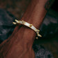 ICED SPIKED BANGLE BRACELET