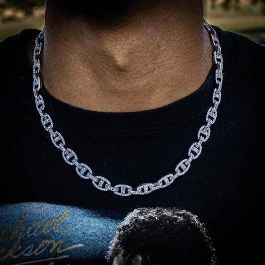 THE GUCCI BAGUETTE // WHITE GOLD 6MM