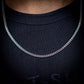 3MM FRANCO CHAIN IN WHITE GOLD