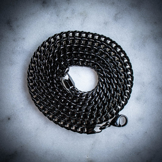 3MM FRANCO CHAIN IN BLACK