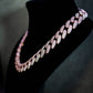 18MM ICED MIAMI CUBAN CHAIN IN ROSE GOLD