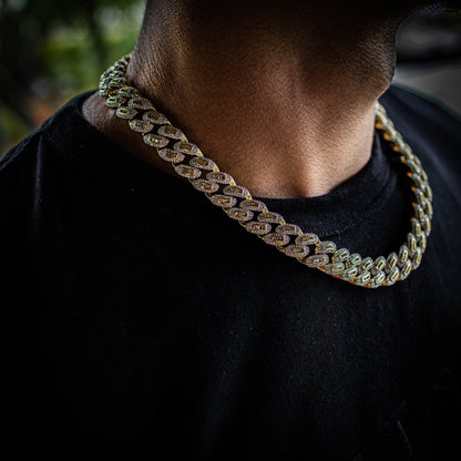 12MM ICED BAGUETTE CUBAN CHAIN