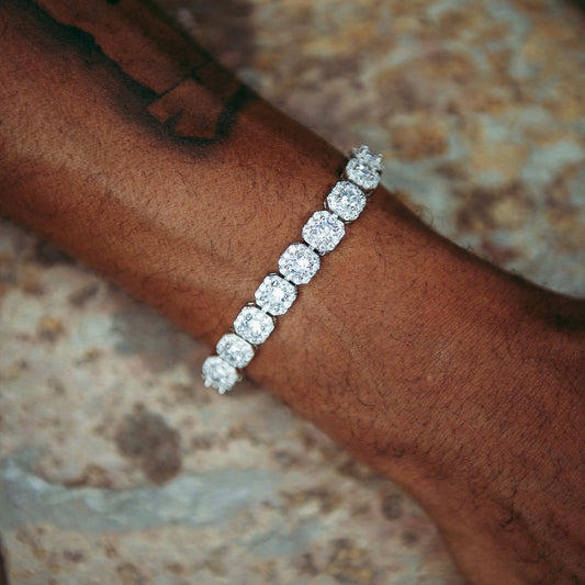 9MM ICED CLUSTER BRACELET