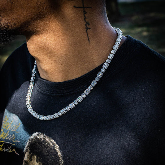 6MM ROYALTY TENNIS CHAIN IN WHITE GOLD