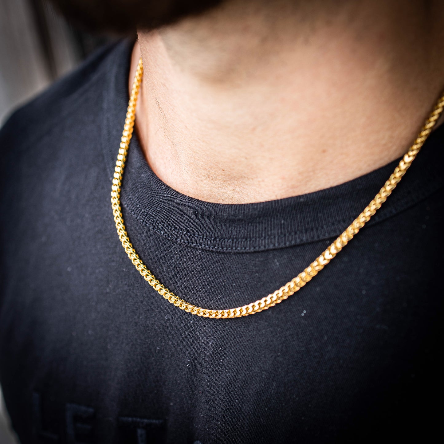 3MM FRANCO CHAIN IN YELLOW GOLD