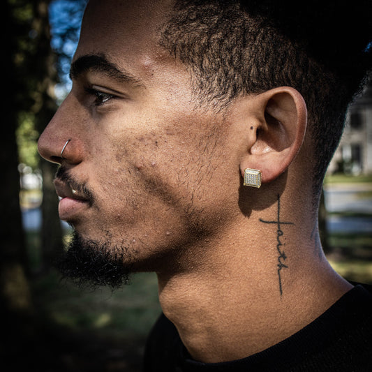 STACKZ // YELLOW GOLD EARRINGS
