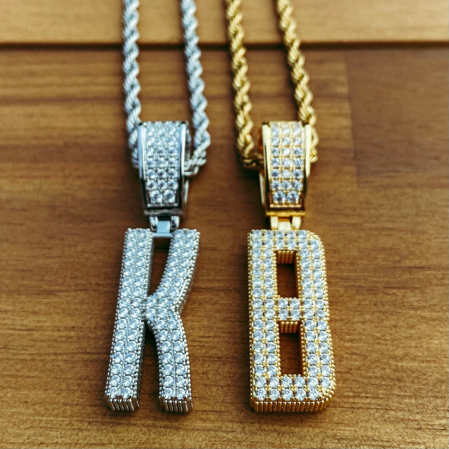 CUSTOM INITIAL PENDANT + CHAIN