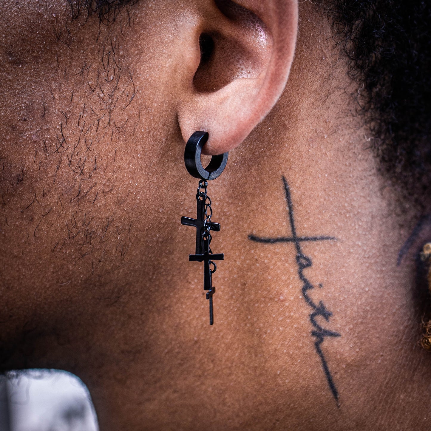 CROSSES x 3 // DANGLY EARRINGS