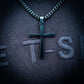 SIMPLE CROSS + 3MM FRANCO CHAIN