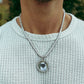 SMALL CUSTOM PHOTO MEDALLION + CHAIN