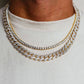 12MM OG SET IN YELLOW GOLD [4 PIECES]