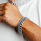 ICED OUT BAGUETTE BRACELET // 12MM