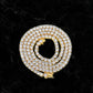 ROUND CUT TENNIS CHAIN // 4MM