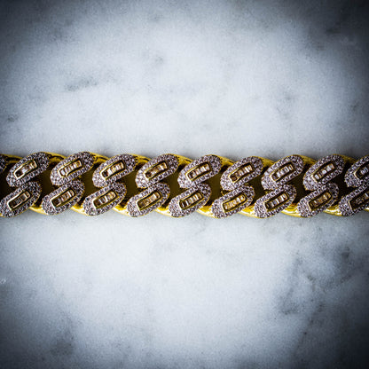 12MM ICED BAGUETTE CUBAN CHAIN