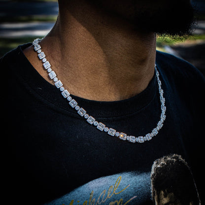 7MM ICON TENNIS CHAIN IN WHITE GOLD