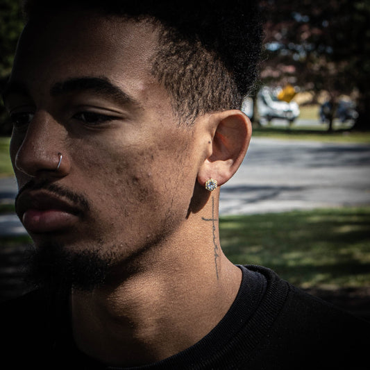 CYCLES // YELLOW GOLD EARRINGS