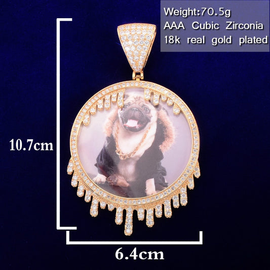 THE DRIPPY ONE // EXTRA LARGE PHOTO PENDANT