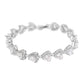 6MM 3D HEART TENNIS BRACELET