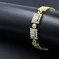 GEO BRACELET // YELLOW GOLD 14MM