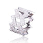 ICED EDGY CUBAN LINK RING