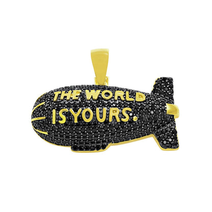 THE WORLD IS YOURS PENDANT