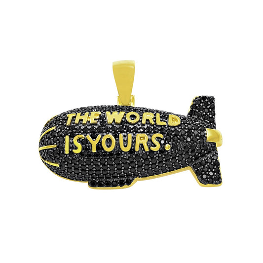 THE WORLD IS YOURS PENDANT
